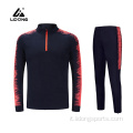 Allenamento all&#39;ingrosso Gym sweatsuit personalizzato logo sportivo montato all&#39;ingrosso donne tuta